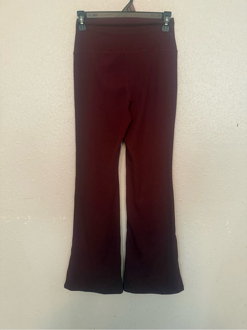 Velocity Burgundy High-Waist Leggings